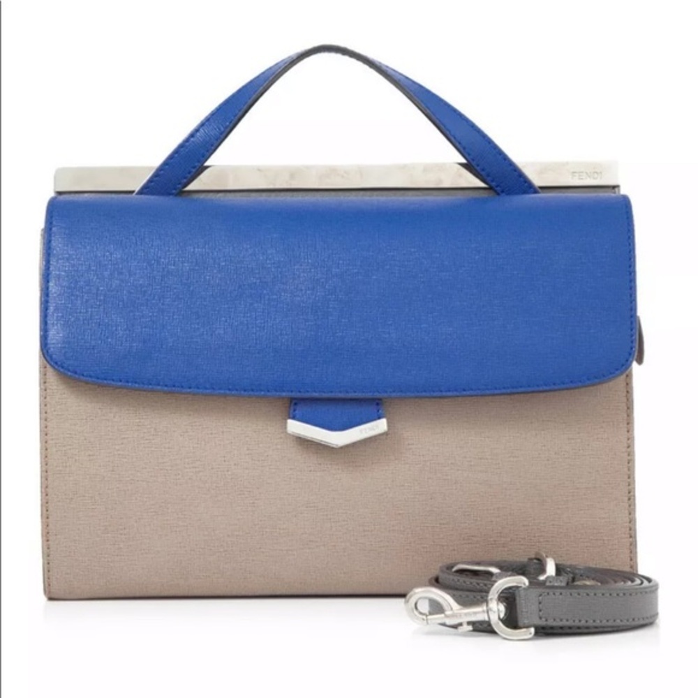 Fendi - Demi jour colorblock satchel bag